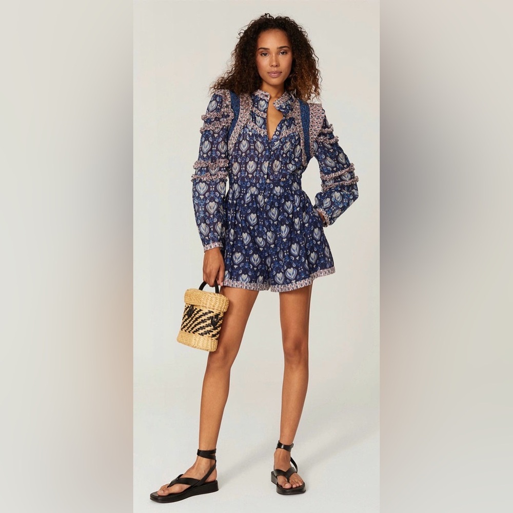Sea New York Brigitte Border Romper